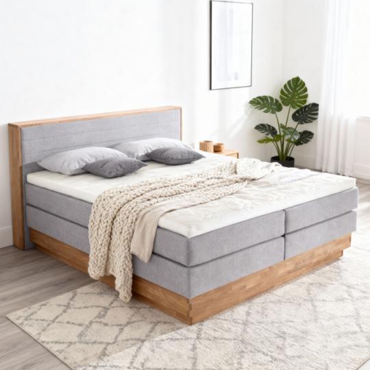 Postel Boxspring S Uloznym Priestorom Moneta 180 Siva